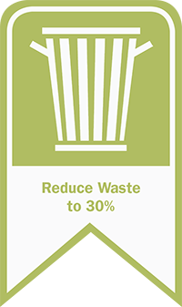 reduce waste badge - 200w