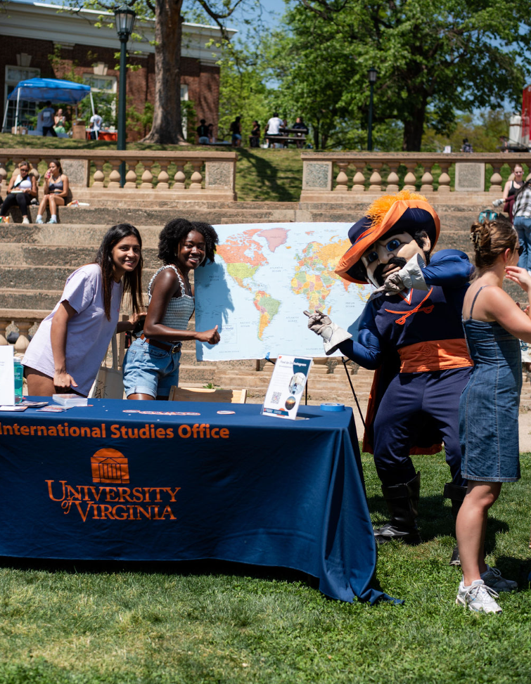 International Study Abroad Office tabling at 2023 Eco-Fair. 