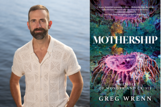 Author Greg Wrenn and his book Mothership