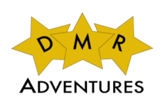 DMR adventures graphic with stars