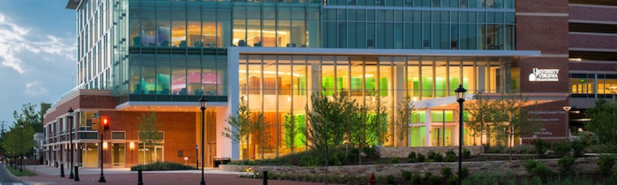 Street View of the west side of the UVA Medical Center Battle Building