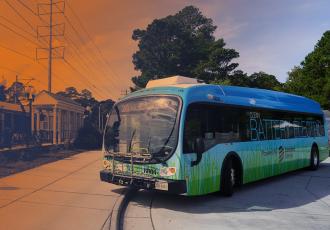 Example of the battery electric bus that UVA has purchased