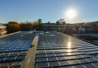 solar panels at UVA