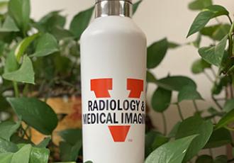 Dept of Radiology branded water bottle