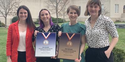 OFS staff with governors awards