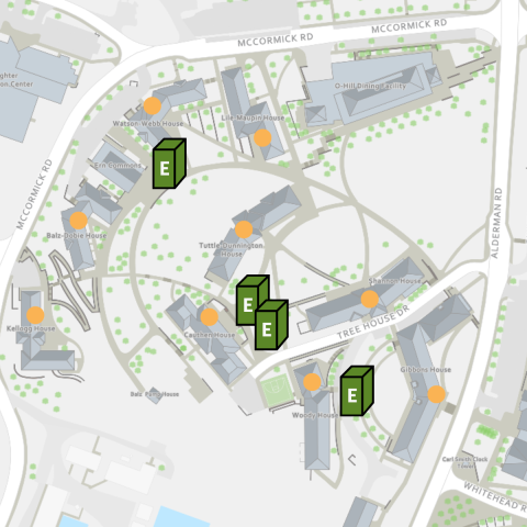 Map of Alderman with bins