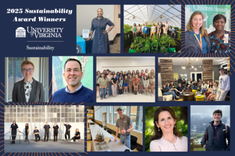 Collage of the 11 winners of the 2025 Leadership Award