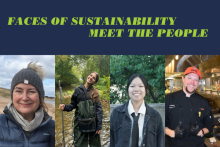 Faces of sustainability meet the people teaser banner April 2025