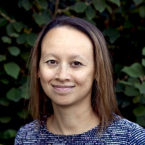 Headshot photo of Andrea Trimble smiling